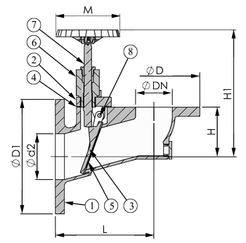Storm Flap Valve 02-031-001
